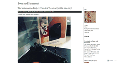 Desktop Screenshot of beerandpavement.com